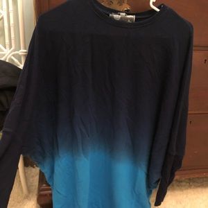 Young fabulous & broke blue tie-die top